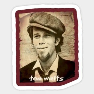 TOM WAITS IS ICON Sticker